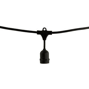 Bulbrite 812480 STRING15L/48FT/36IN/E26/BLACK N/AW N/A E26 N/A