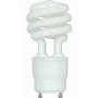 Satco S8204 15T2/GU24/2700K/120V 15W T3 GU24 Base Mini Spiral CFL