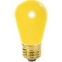 Satco S3960 11S14/Y 11W S14 Yellow Medium Base