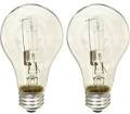 Replacement for Bulbrite 115052 53A19CL/ECO 53 Watt Halogen Light Bulb A19 Clear 2 Pack - NOW LED