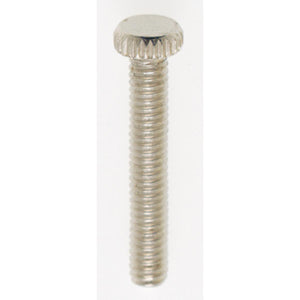 Satco 90-032 Steel Knurled Head Thumb Screw 8/32 1" Length Nickel Plated Finish