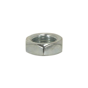 Satco 90-034 Steel Locknut 1/8 IP 9/16" Hexagon 3/16" Thick Unfinished