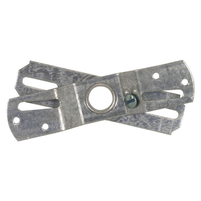 Satco 90-1073 Double Crossbars Screw Holes 2-3/4" And 3-7/8" Center To Center With Ground Screw