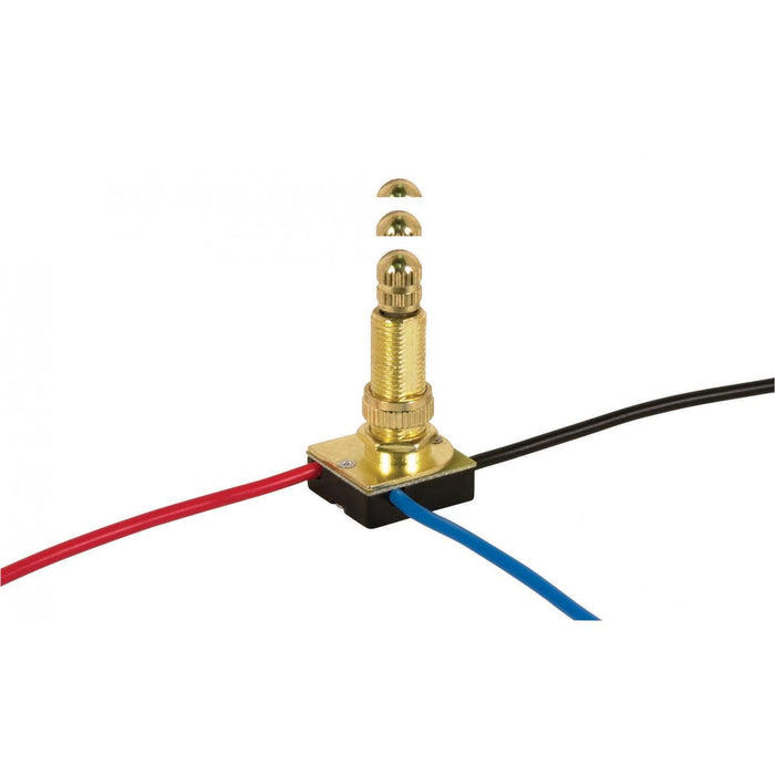 Satco 90-1138 Push Thru Interior Mechanism With Screw Terminals 660W 250V