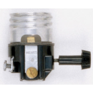Satco 90-1140 3-Way Turn Knob Interior Mechanism With Screw Terminals 250W 250V