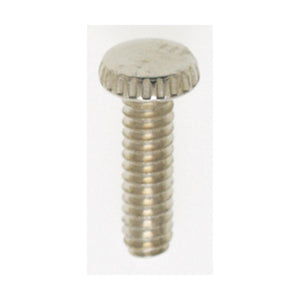 Satco 90-1156 Steel Knurled Head Thumb Screw 6/32 1/2" Length Nickel Plated Finish