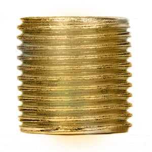 Satco 90-1184 1/8 IP Solid Brass Unfinished 3/4" Length 3/8" Wide