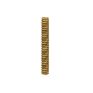 Satco 90-1192 1/8 IP Solid Brass Unfinished 3" Length 3/8" Wide