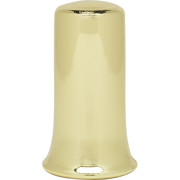 Satco 90-137 Steel Finial 1/4-27 1-1/2" Brass Plated