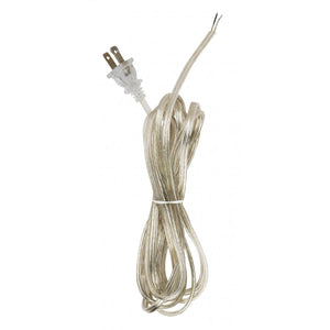 Satco 90-1417 18/2 SPT-2-105C All Cord Sets - Molded Plug - Tinned Tips 3/4in. Strip with 2in. Slit 36in. Hank - 72in. Hank - 150 Ctn.12 Ft.