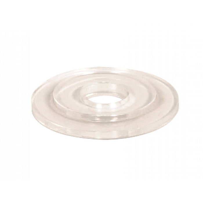 Satco 90-1429 Plastic Crystal Washer 1-1/4" Diameter With Lip 1/8 IP Slip