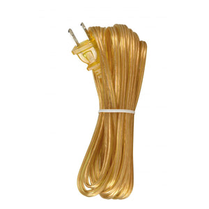 Satco 90-1537 18/2 SPT-1-105C All Cord Sets - Molded Plug - Tinned Tips 3/4" Strip with 2" Slit 100 Ctn. 20 Ft.