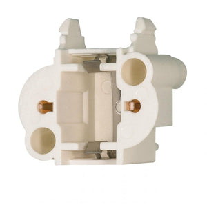 Satco 90-1540 Horizontal Snap-In Socket 2-Pin Lamps G23-G23-2 Base For: CF5, 7, 9DS And CF9DD 75W 600V