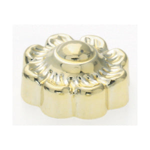 Satco 90-159 Plastic Lock-Up Cap 1/8 IP 1" Diameter Brass Finish