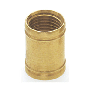 Satco 90-162 Brass Coupling 1/2" Long 1/8 IP Burnished And Lacquered