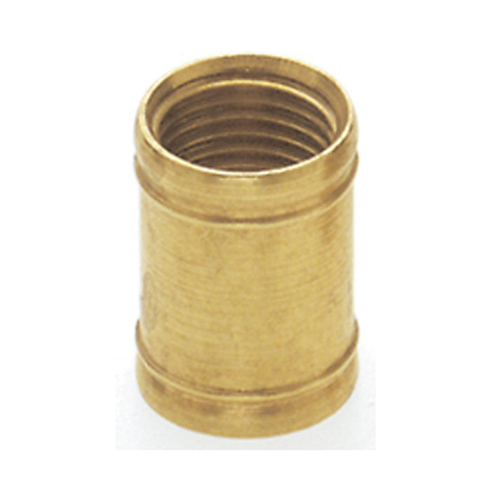 Satco 90-162 Brass Coupling 1/2" Long 1/8 IP Burnished And Lacquered