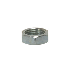 Satco 90-1648 Steel Locknut 1/8 IP 1/2" Hexagon 3/16" Thick Unfinished