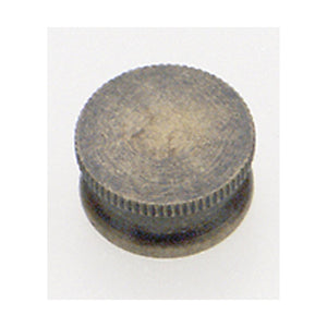 Satco 90-168 Brass Lock-Up Cap 1/8 IP 9/16" Diameter 1/4" Height Antique Brass Finish