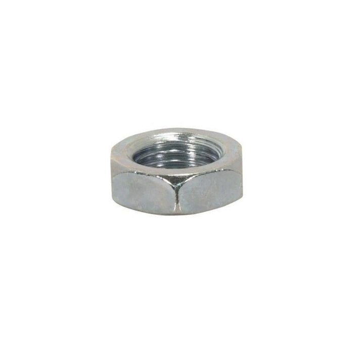 Satco 90-1704 Steel Locknut 1/4 IP 3/4" Hexagon 1/4" Thick Zinc Plated Finish