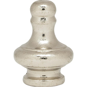 Satco 90-1711 Large Pyramid Knob 1-1/4" Height 1/8 IP Polished Chrome Finish