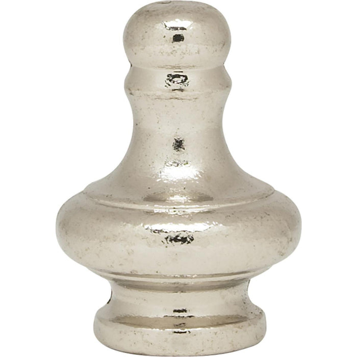 Satco 90-1711 Large Pyramid Knob 1-1/4" Height 1/8 IP Polished Chrome Finish
