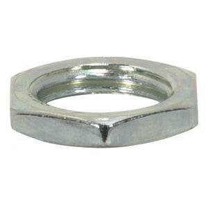Satco 90-171 Steel Locknut 1/4 IP 11/16" Hexagon 1/8" Thick Zinc Plated Finish