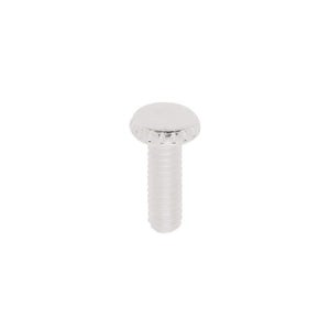 Satco 90-1778 Steel Knurled Head Thumb Screws 8/32 1/2" Length White Finish