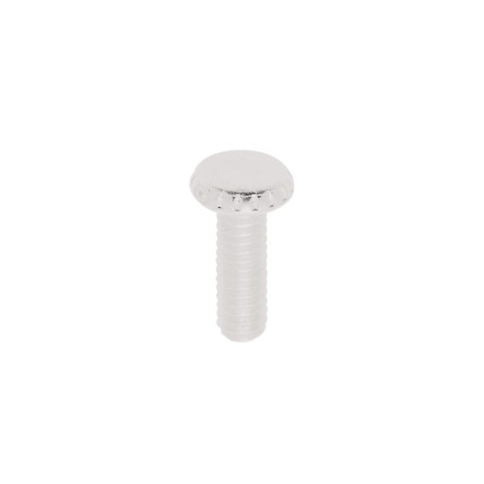 Satco 90-1778 Steel Knurled Head Thumb Screws 8/32 1/2" Length White Finish