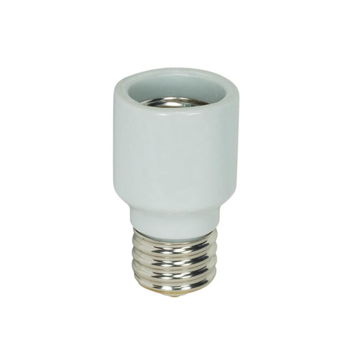 Satco 90-1801 Mogul to Mogul E39 - E39 Extender 4KV Porcelain 2-3/8" Overall Extension 2-1/4" Diameter 1500W 600V