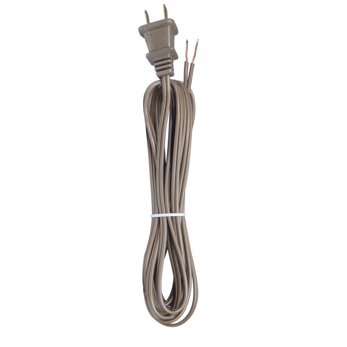 Satco 90-1923 12 Foot Cord Set Metallic Gold Finish