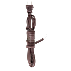 Satco 90-2046 8 Ft. 18/2 SPT-2-105C Cord Sets Full Tinned Tips for Push-In Terminals - 3/4" Strip with 2" Slit 36" Hank