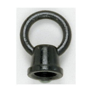 Satco 90-205 1" Female Loops 1/8 IP With Wireway 10lbs Max Glossy Black Finish