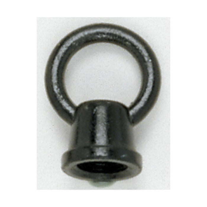 Satco 90-205 1" Female Loops 1/8 IP With Wireway 10lbs Max Glossy Black Finish