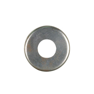 Satco 90-2062 Steel Check Ring Curled Edge 1/8 IP Slip Unfinished 1-3/8" Diameter