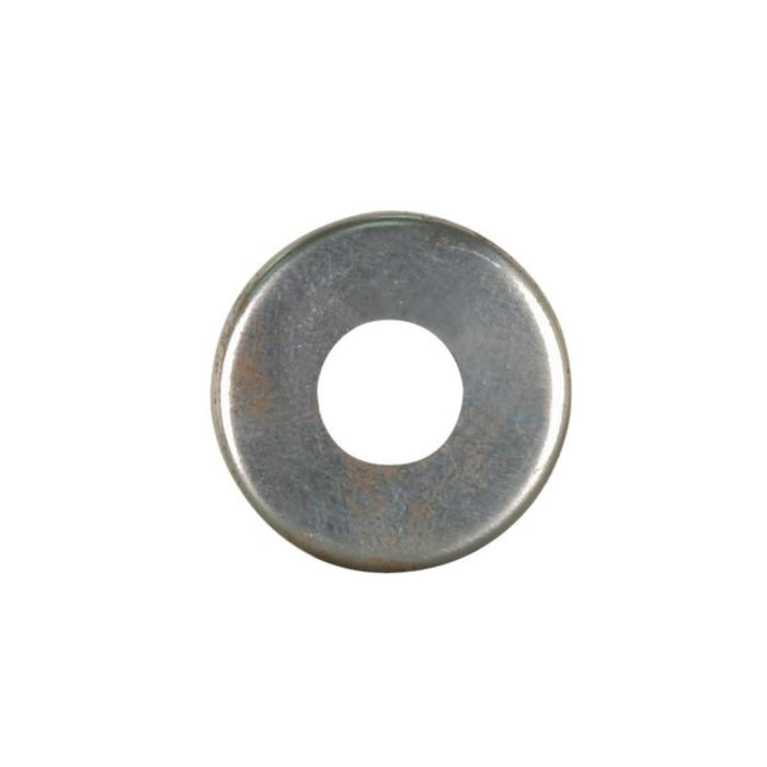 Satco 90-2067 Steel Check Ring Straight Edge 1/8 IP Slip Unfinished 2" Diameter