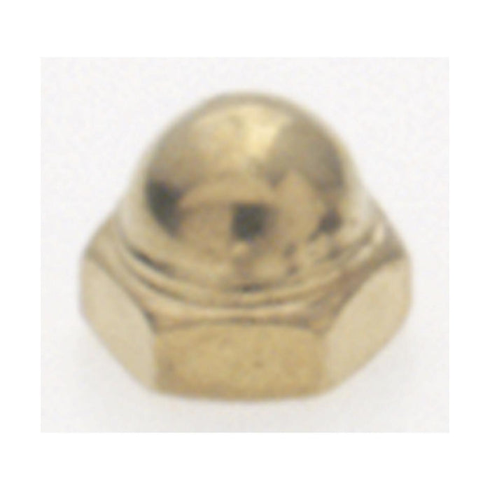 Satco 90-208 Cap Nut 8/32 Brass Plated Finish