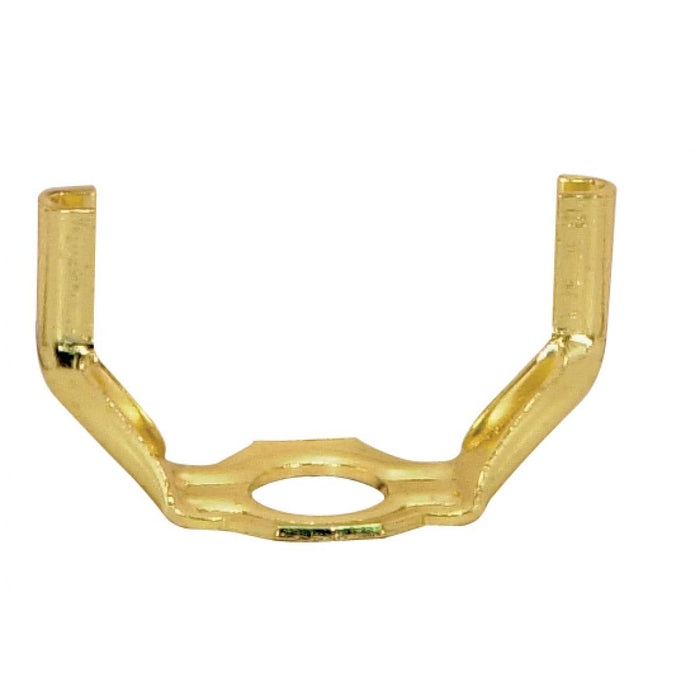 Satco 90-2093 Light Duty Saddle Brass Plated 1/4 IP