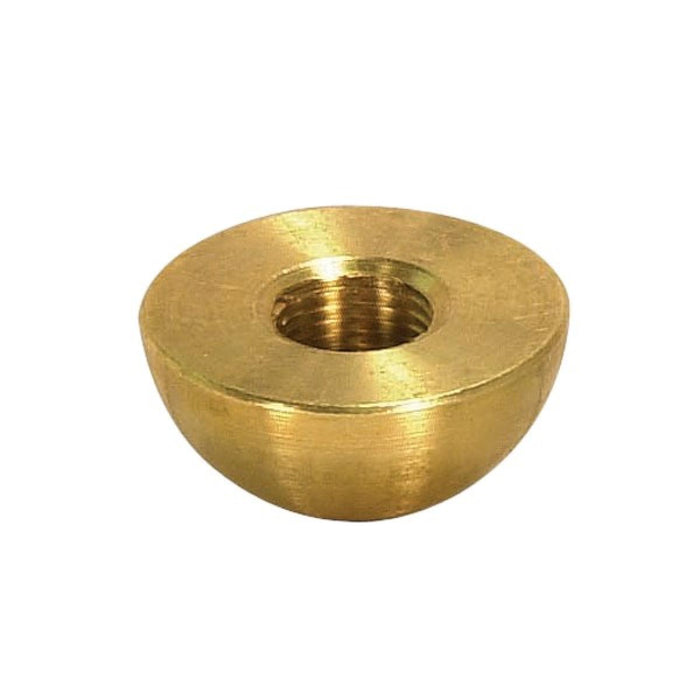 Satco 90-2096 Brass Half Ball Unfinished 1/8 Tap 5/8" Diameter
