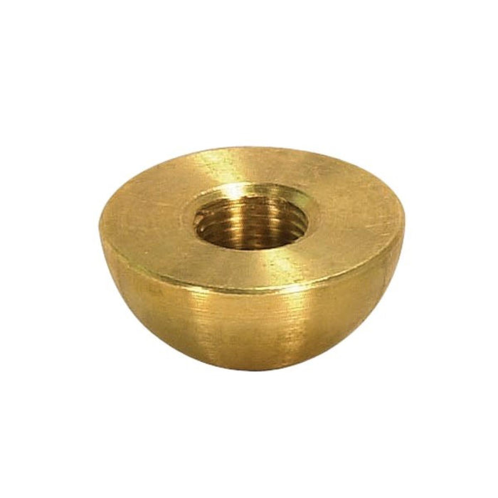 Satco 90-2099 Brass Half Ball Unfinished 1/8 Tap 1-1/4" Diameter