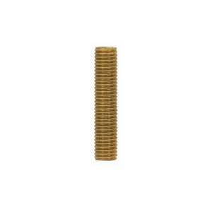Satco 90-2134 1/8 IP Solid Brass Unfinished 1-3/4" Length 3/8" Wide