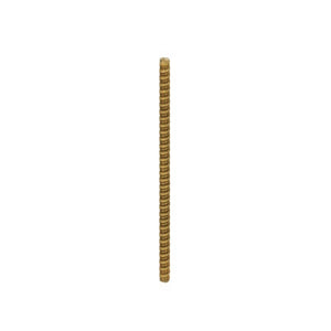 Satco 90-2137 1/8 IP Solid Brass Unfinished 5" Length 3/8" Wide