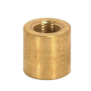 Satco 90-2155 Brass Coupling Unfinished 5/8" Long 5/8" Diameter 1/8 IP