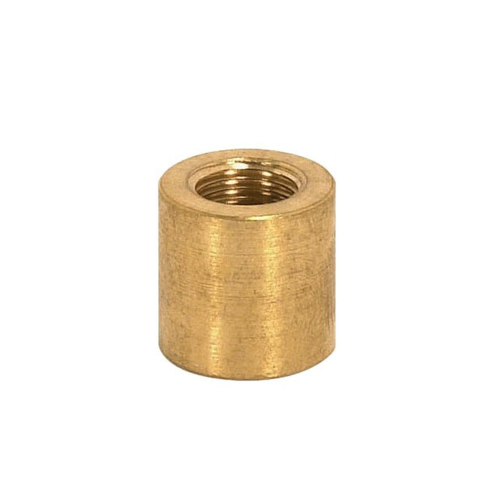 Satco 90-2157 Brass Coupling Unfinished 5/8" Long 5/8" Diameter 1/8 F x 1/4 F