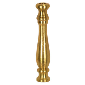 Satco 90-2170 Solid Brass Neck And Spindle Unfinished 3/4" x 4-1/8" 1/8 IP Tapped