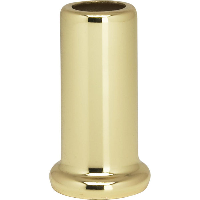 Satco 90-2194 Flanged Steel Neck 1-1/2" Height 7/8" Bottom Brass Plated Finish