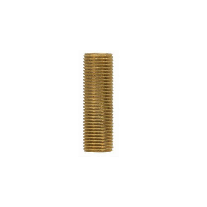 Satco 90-2211 1/8 IP Solid Brass Unfinished 3/8" Length 3/8" Wide