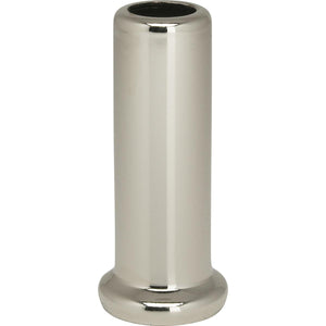 Satco 90-2218 Flanged Steel Neck 2" Height 7/8" Bottom Nickel Plated Finish