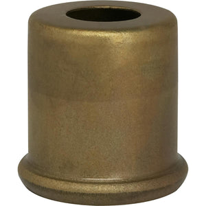 Satco 90-2222 Solid Brass Spacer 7/16" Hole 1" Height 7/8" Diameter 1" Base Diameter Unfinished