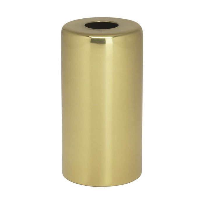 Satco 90-2227 Solid Brass Candle Cup 7/16" Hole 1-7/8" Height 1" Diameter Polished And Lacquered