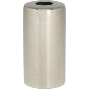 Satco 90-2228 Solid Brass Candle Cup 7/16" Hole 1-7/8" Height 1" Diameter Polished Nickel